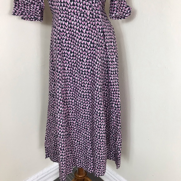 Barney’s heart print wrap dress - Picture 6 of 11